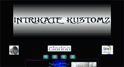Desktop Screenshot of intrikatekustomz.com