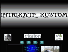 Tablet Screenshot of intrikatekustomz.com